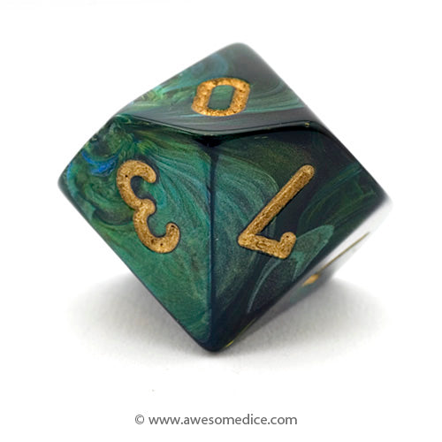 Single Scarab Jade d10