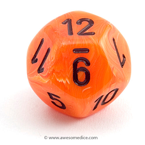 Single Vortex Orange d12