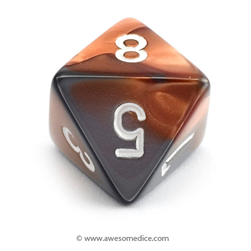 Single Gemini Copper-Steel d8