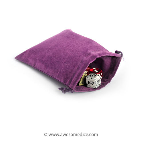 Purple Dice Bag