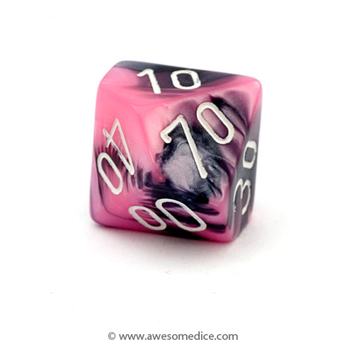 Single Gemini Black-Pink d10 Percentile