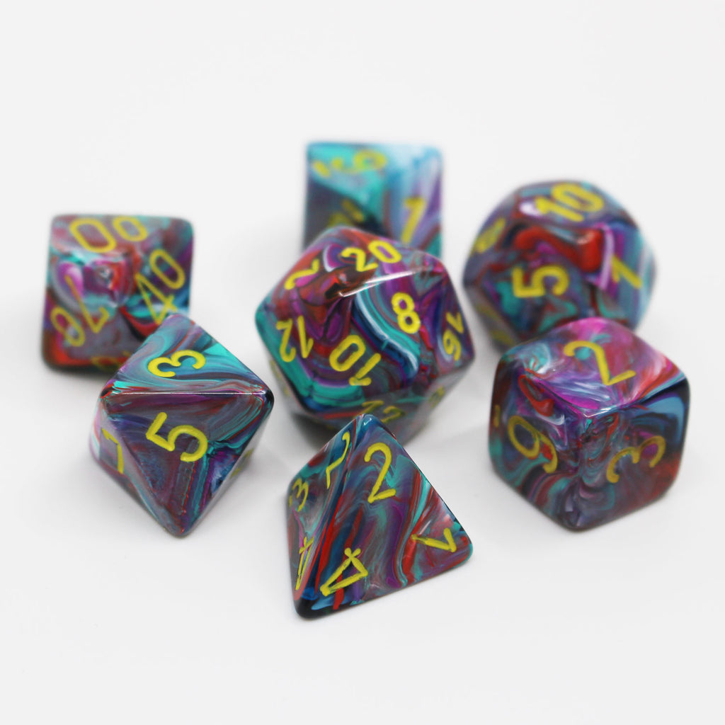 Festive Mosaic Dice Set