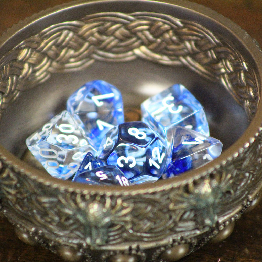 Nebula Blue 7-Dice Set