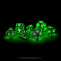 Runic Glow in the Dark 7-Dice Set